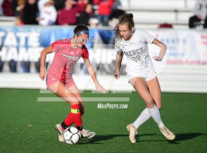 Thumbnail 3 in Mercy vs. Sacred Heart Academy (CIAC Class M Final) photogallery.