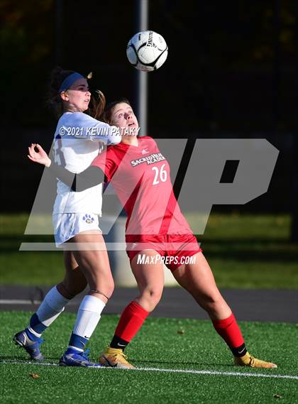 Thumbnail 1 in Mercy vs. Sacred Heart Academy (CIAC Class M Final) photogallery.