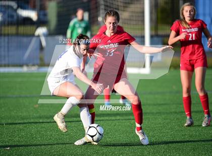 Thumbnail 1 in Mercy vs. Sacred Heart Academy (CIAC Class M Final) photogallery.
