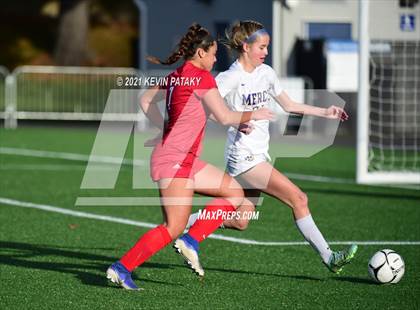 Thumbnail 1 in Mercy vs. Sacred Heart Academy (CIAC Class M Final) photogallery.
