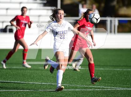 Thumbnail 1 in Mercy vs. Sacred Heart Academy (CIAC Class M Final) photogallery.