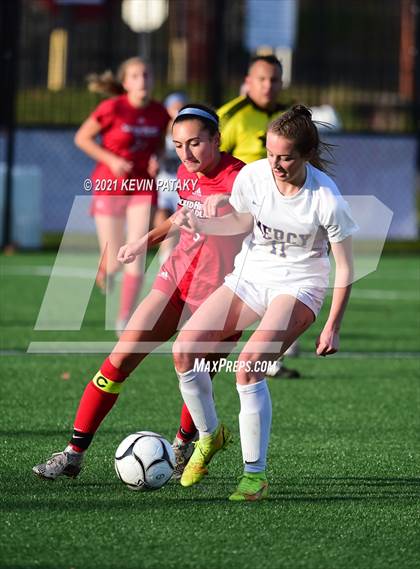 Thumbnail 2 in Mercy vs. Sacred Heart Academy (CIAC Class M Final) photogallery.
