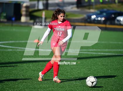 Thumbnail 3 in Mercy vs. Sacred Heart Academy (CIAC Class M Final) photogallery.