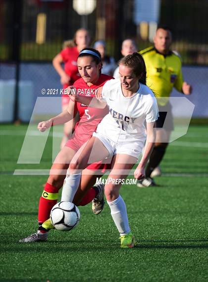 Thumbnail 3 in Mercy vs. Sacred Heart Academy (CIAC Class M Final) photogallery.