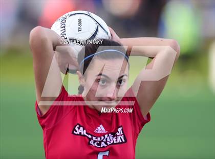 Thumbnail 2 in Mercy vs. Sacred Heart Academy (CIAC Class M Final) photogallery.