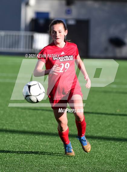 Thumbnail 3 in Mercy vs. Sacred Heart Academy (CIAC Class M Final) photogallery.
