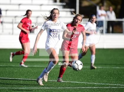 Thumbnail 2 in Mercy vs. Sacred Heart Academy (CIAC Class M Final) photogallery.