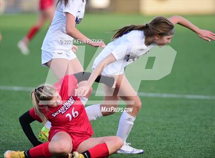 Thumbnail 2 in Mercy vs. Sacred Heart Academy (CIAC Class M Final) photogallery.