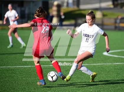 Thumbnail 2 in Mercy vs. Sacred Heart Academy (CIAC Class M Final) photogallery.