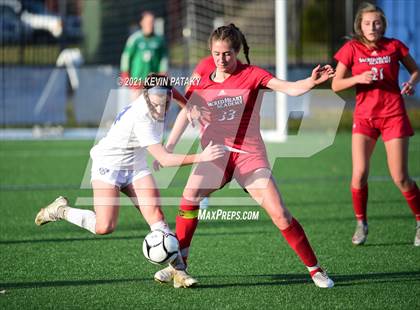 Thumbnail 2 in Mercy vs. Sacred Heart Academy (CIAC Class M Final) photogallery.