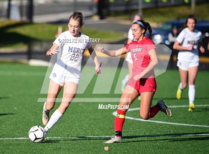 Thumbnail 2 in Mercy vs. Sacred Heart Academy (CIAC Class M Final) photogallery.