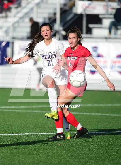 Thumbnail 2 in Mercy vs. Sacred Heart Academy (CIAC Class M Final) photogallery.