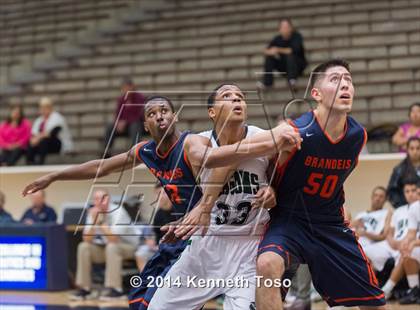 Thumbnail 3 in Brandeis vs. Southwest (SAISD Tournament) photogallery.