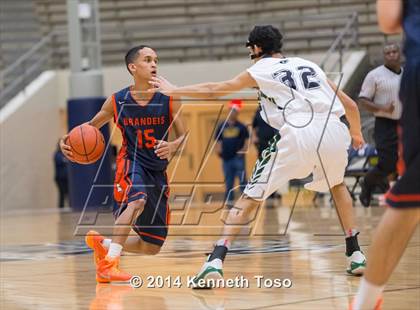 Thumbnail 2 in Brandeis vs. Southwest (SAISD Tournament) photogallery.