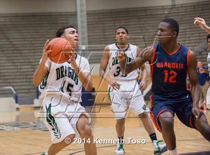 Thumbnail 2 in Brandeis vs. Southwest (SAISD Tournament) photogallery.
