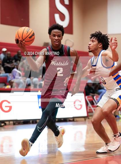 Thumbnail 3 in Westside vs Sumter (Poinsettia Classic) photogallery.
