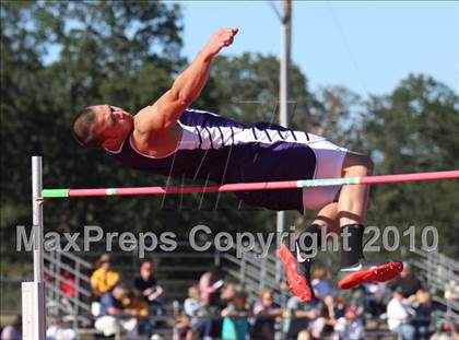 Thumbnail 2 in CIF NS Masters Championships (Boys High Jump)  photogallery.