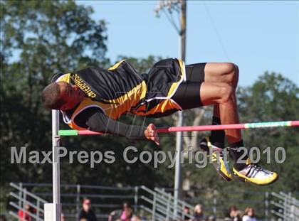 Thumbnail 1 in CIF NS Masters Championships (Boys High Jump)  photogallery.
