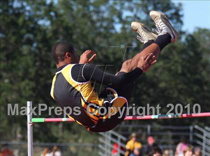 Thumbnail 2 in CIF NS Masters Championships (Boys High Jump)  photogallery.