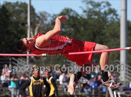 Thumbnail 1 in CIF NS Masters Championships (Boys High Jump)  photogallery.