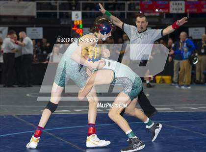 Thumbnail 3 in NYSPHSAA D1 Wrestling Championships (Semifinals 99 -126 lbs) photogallery.