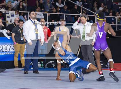 Thumbnail 1 in NYSPHSAA D1 Wrestling Championships (Semifinals 99 -126 lbs) photogallery.