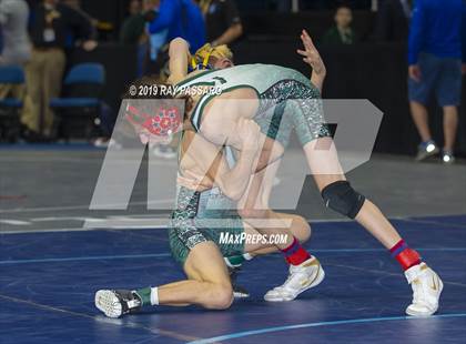 Thumbnail 2 in NYSPHSAA D1 Wrestling Championships (Semifinals 99 -126 lbs) photogallery.