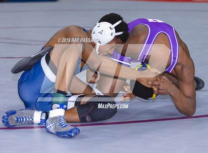 Thumbnail 2 in NYSPHSAA D1 Wrestling Championships (Semifinals 99 -126 lbs) photogallery.
