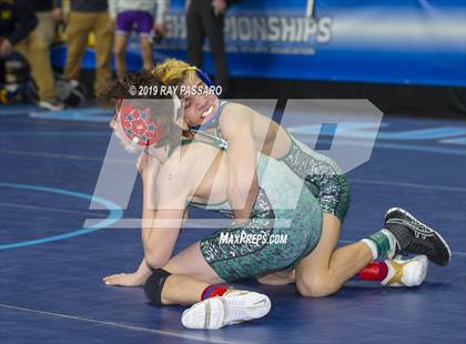 Thumbnail 3 in NYSPHSAA D1 Wrestling Championships (Semifinals 99 -126 lbs) photogallery.