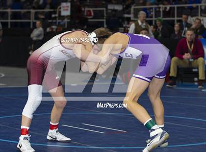 Thumbnail 1 in NYSPHSAA D1 Wrestling Championships (Semifinals 99 -126 lbs) photogallery.