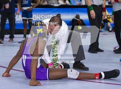 Thumbnail 3 in NYSPHSAA D1 Wrestling Championships (Semifinals 99 -126 lbs) photogallery.