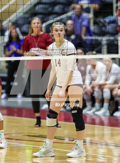 Thumbnail 3 in Grand Oaks vs. Cinco Ranch (UIL 6A Volleyball Final) photogallery.