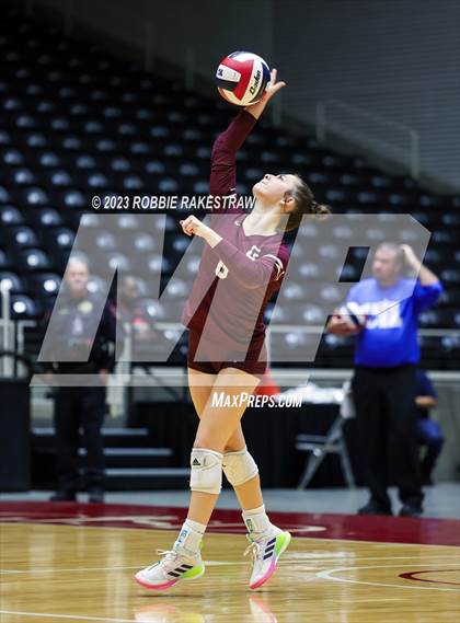 Thumbnail 2 in Grand Oaks vs. Cinco Ranch (UIL 6A Volleyball Final) photogallery.