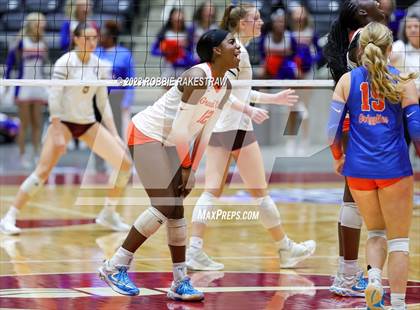 Thumbnail 2 in Grand Oaks vs. Cinco Ranch (UIL 6A Volleyball Final) photogallery.
