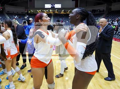 Thumbnail 2 in Grand Oaks vs. Cinco Ranch (UIL 6A Volleyball Final) photogallery.
