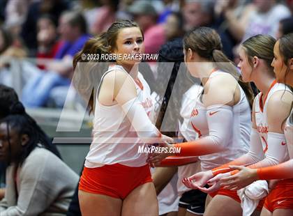 Thumbnail 1 in Grand Oaks vs. Cinco Ranch (UIL 6A Volleyball Final) photogallery.
