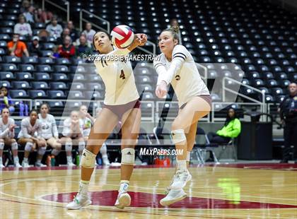 Thumbnail 1 in Grand Oaks vs. Cinco Ranch (UIL 6A Volleyball Final) photogallery.