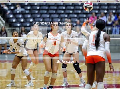 Thumbnail 2 in Grand Oaks vs. Cinco Ranch (UIL 6A Volleyball Final) photogallery.