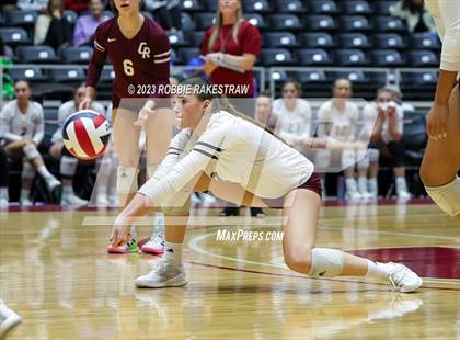 Thumbnail 3 in Grand Oaks vs. Cinco Ranch (UIL 6A Volleyball Final) photogallery.