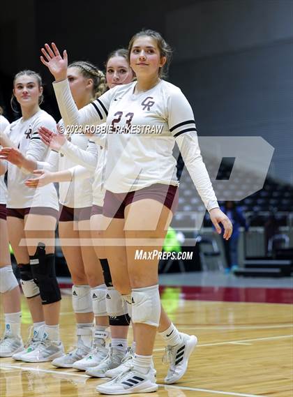 Thumbnail 1 in Grand Oaks vs. Cinco Ranch (UIL 6A Volleyball Final) photogallery.