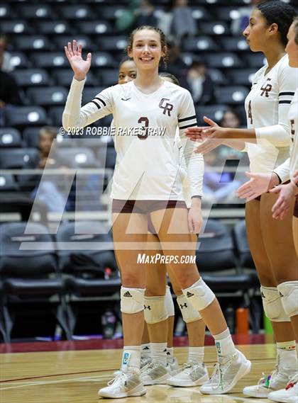 Thumbnail 3 in Grand Oaks vs. Cinco Ranch (UIL 6A Volleyball Final) photogallery.