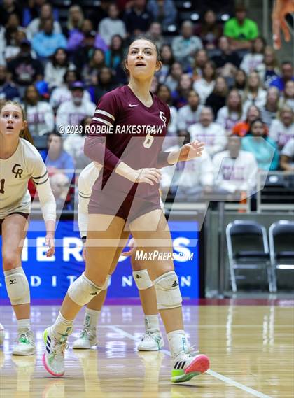 Thumbnail 3 in Grand Oaks vs. Cinco Ranch (UIL 6A Volleyball Final) photogallery.