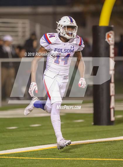 Thumbnail 3 in Folsom @ Central (CIF State 1-AA NorCal Championship) photogallery.