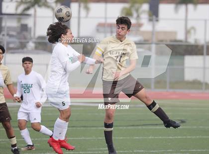 Thumbnail 3 in Holtville vs. St. Francis (27th Annual SoCal Soccer Classic) photogallery.