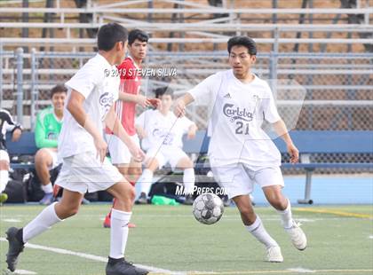Thumbnail 1 in Carlsbad vs. Montgomery (Grossmont Holiday Tournament) photogallery.