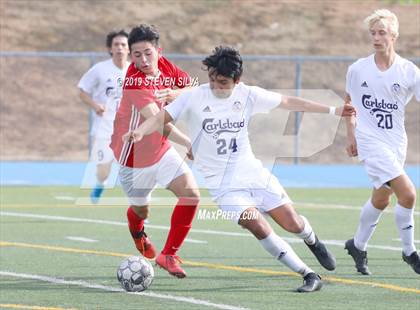 Thumbnail 3 in Carlsbad vs. Montgomery (Grossmont Holiday Tournament) photogallery.