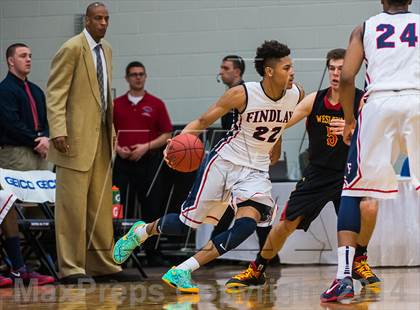 Thumbnail 1 in Findlay Prep @ Wesleyan Christian Academy (Spalding Hoophall Classic) photogallery.