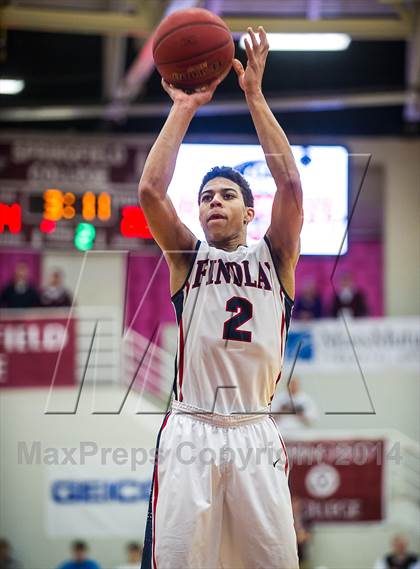 Thumbnail 2 in Findlay Prep @ Wesleyan Christian Academy (Spalding Hoophall Classic) photogallery.