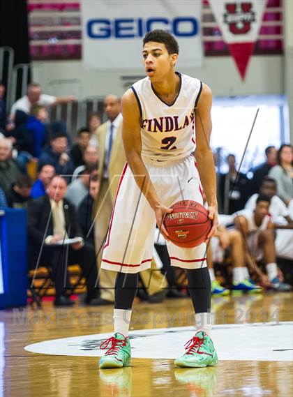 Thumbnail 2 in Findlay Prep @ Wesleyan Christian Academy (Spalding Hoophall Classic) photogallery.