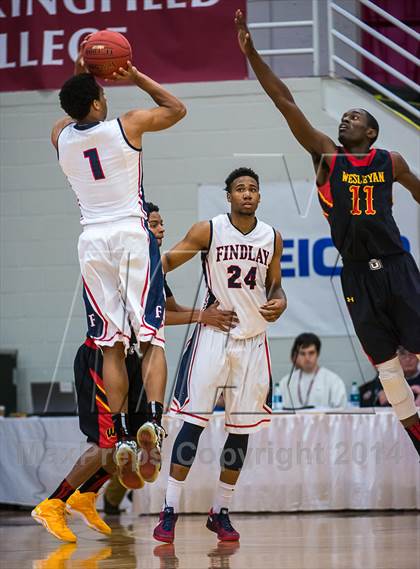 Thumbnail 3 in Findlay Prep @ Wesleyan Christian Academy (Spalding Hoophall Classic) photogallery.